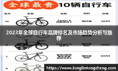 2023年全球自行车品牌排名及市场趋势分析与推荐